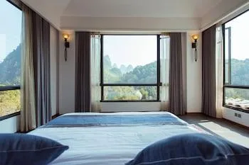 غرفة عائلية بإطلالة على النهر بغرفة نوم واحدة، Li River Retreat Guangxi 1/1