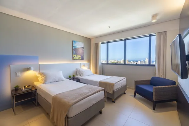 غرفة ديلوكس بسريرين منفصلين، Hotel Intercity Salvador 1/3