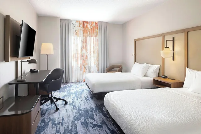 غرفة بسريرين كوين لذوي الإعاقة، Fairfield Inn Suites Buffalo Airport 1/6