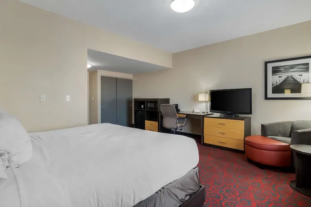 غرفة قياسية بسرير كينج يُسمح فيها بالحيوانات الأليفة، Best Western Plus Eastgate Inn Suites 1/4