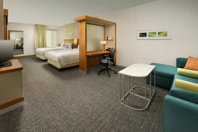 استوديو بسرير كوين مع أريكة بحوض استحمام لذوي الإعاقة، Springhill Suites Bridgeport Clarksburg 3/6