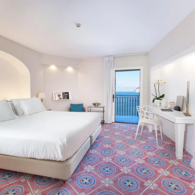 غرفة كومفورت بسرير مزدوج بإطلالة على البحر بشرفة، Hotel Belair 2/10