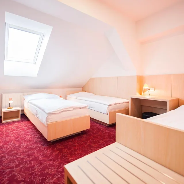 غرفة اقتصادية رباعية بسرير فردي، Hotel Pivovar 2/10