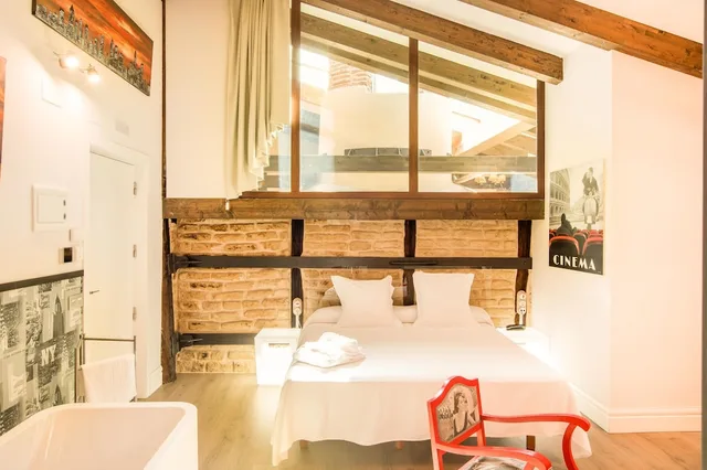 غرفة حصرية بسرير كينج بحوض استحمام، Hotel Teatrisso 2/3