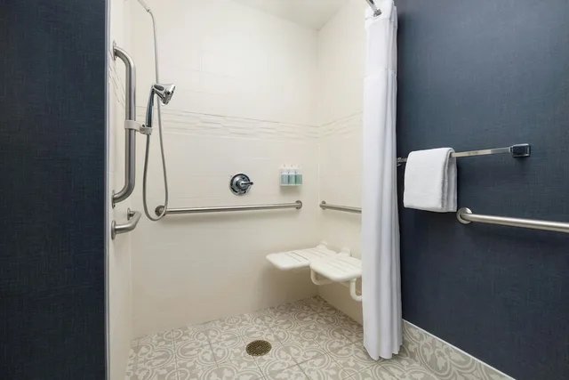جناح بسرير كوين بغرفة نوم واحدة مع أريكة لذوي الإعاقة، Residence Inn Des Moines West at Jordan Creek Town Center 4/4
