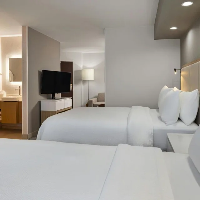 جناح بسريرين كوين مع سرير سحّاب إضافي مع أريكة، SpringHill Suites Lancaster Palmdale 3/8