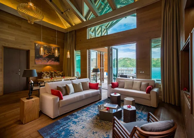 2 Bedrooms, Overwater, Villa, Mountain View, Private Pool، Intercontinental Bora Bora Resort And Thalasso Spa 3/3