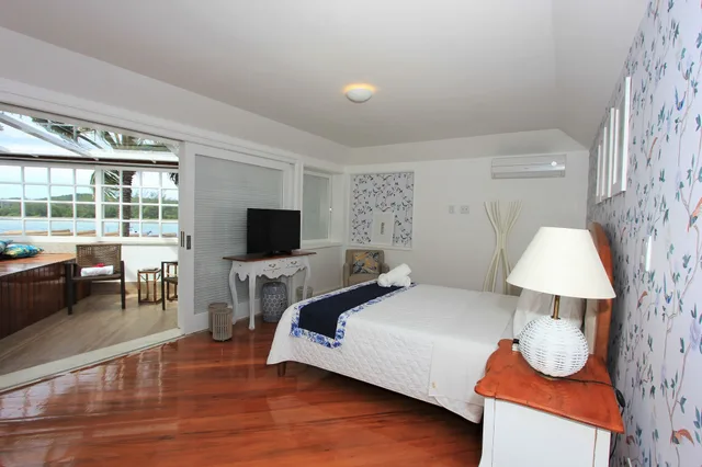 جناح تنفيذي بسرير كوين بإطلالة على البحيرة، Hotel Boutique Recanto Da Passagem 3/7