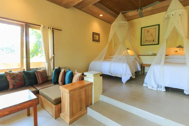 غرفة بسرير مزدوج بشرفة، Tegal Sari Accommodation 2/6