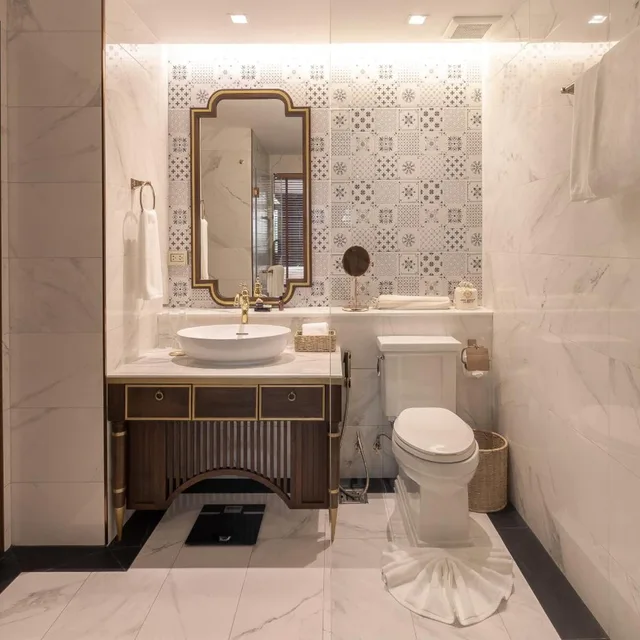 غرفة بسريرين منفصلين بشرفة، CHINO at Nimman Luxury Boutique Hotel 3/6