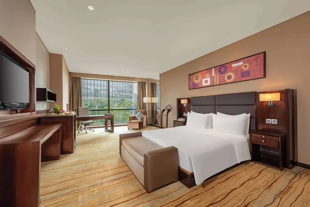 غرفة بسرير كينج للمدخنين لذوي الإعاقة، Wyndham Putian Downtown 1/4