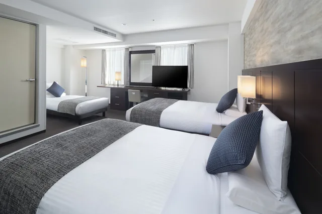 غرفة قياسية ثلاثية بسريرين منفصلين للمدخنين، ART HOTEL Nippori Lungwood 1/1