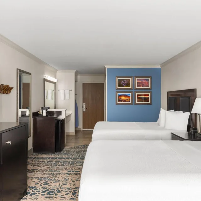 غرفة ديلوكس بسريرين كوين، La Quinta Inn Suites Moab 3/6