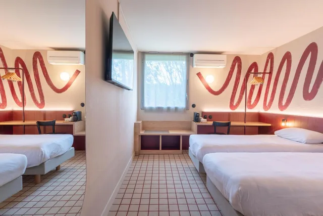 شقة بسريرين كوين بشرفة بمطبخ، Best Western Hotel du Phare 1/2
