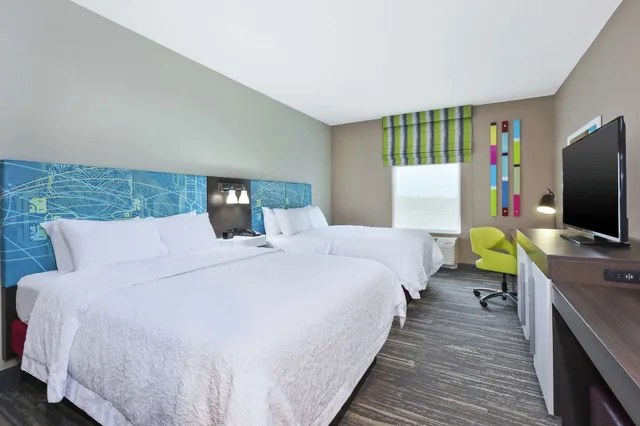 غرفة بسريرين كوين لذوي الإعاقة، Hampton Inn Sedalia Mo 2/3