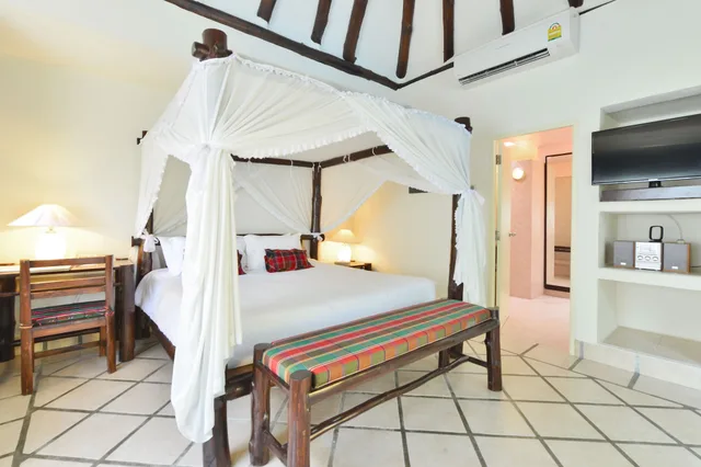 غرفة بسرير مزدوج بإطلالة على الحديقة، Supatra Hua Hin Resort 3/7