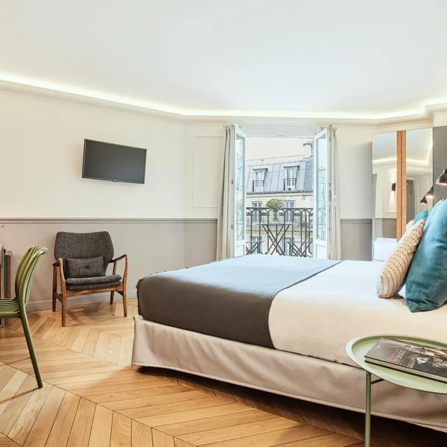 غرفة ديلوكس بسرير مزدوج أو سريرين منفصلين، Hotel Petit Lafayette 3/6