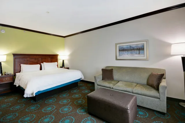 Study, King Bed, Sofa، Hampton Inn & Suites San Antonio/Northeast I-35 3/5