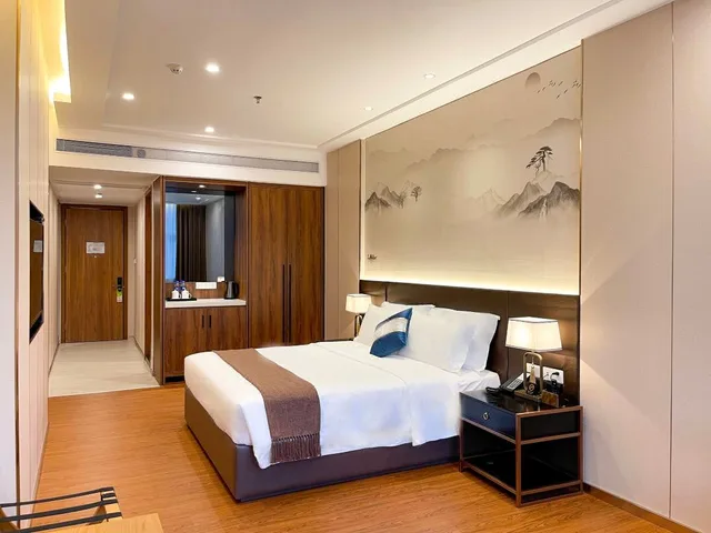 غرفة ديلوكس بسرير مزدوج، White Swan Guest House (Zhaoqing Hubin) 2/2