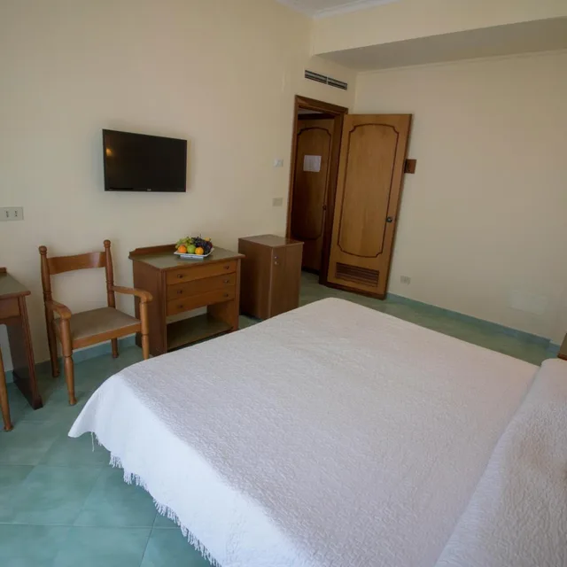غرفة بسرير مزدوج أو سريرين منفصلين، Hotel Terme Alexander 3/4