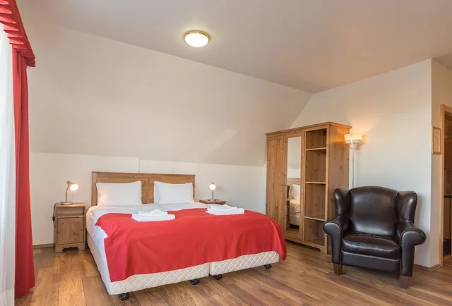 جناح بانورامي بسرير كينج بإطلالة على الجبل، Laxnes Hotel 3/10