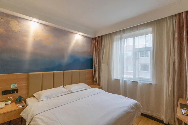 غرفة سوبيريور بسرير مزدوج، GreenTree Inn Taiyuan Hanxiguan Street Wanda Mansion Shell Hotel 1/2