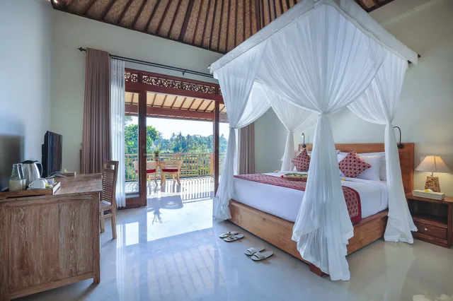 جناح ديلوكس بسرير كوين، Tapa Nata Ubud by Pramana 1/6