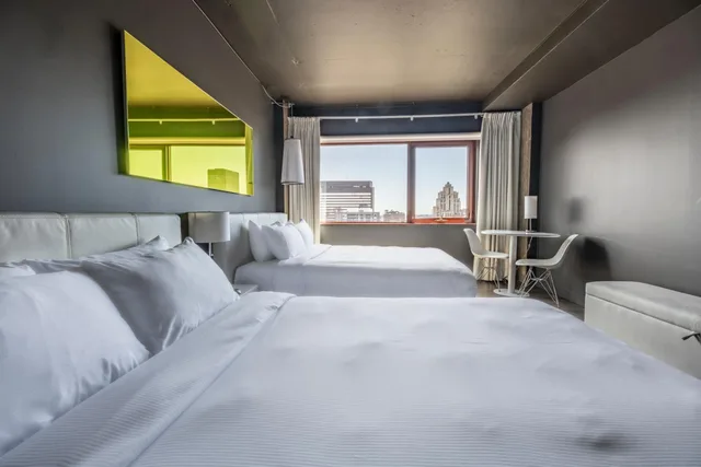 غرفة ديلوكس بسرير مزدوج أو سريرين منفصلين، Hotel Zero 1 3/9