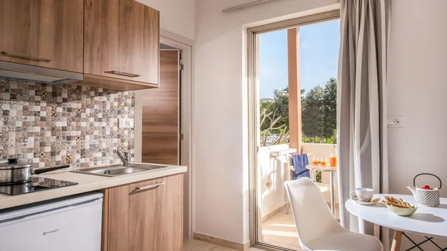 غرفة رباعية بسرير مزدوج وسريرين منفصلين، Marianthi Apartments 10/10