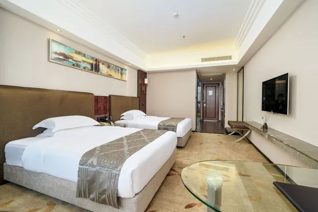 غرفة بزنس بسريرين منفصلين، Zhong Tian Mayfair Hotel 2/3