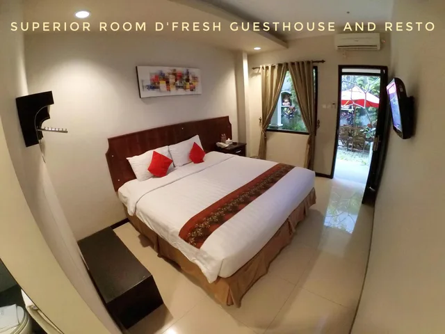 غرفة سوبيريور بسرير كينج وسريرين منفصلين، D'Fresh Guest House & Resto 1/1