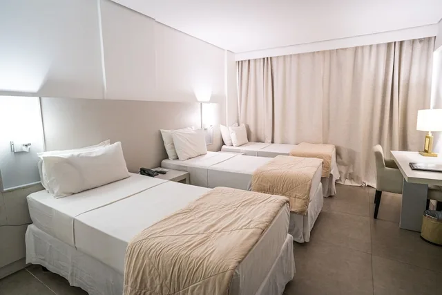 غرفة سوبيريور ثلاثية بسرير مزدوج وسرير فردي، Hotel Cabo Branco Atlantico 4/7