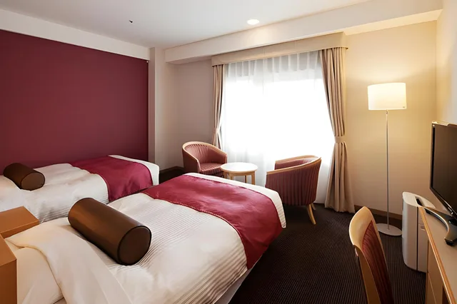 غرفة قياسية بسريرين، Ueda Tokyu REI Hotel 1/1