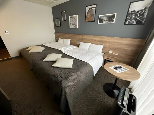 غرفة عائلية بسريرين منفصلين، Hotel Cooju Fukui 1/1