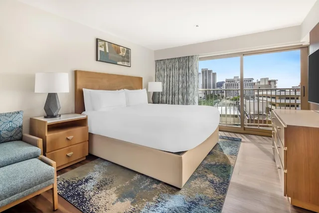 جناح بسرير كينج بغرفة نوم واحدة لذوي الإعاقة، Hokulani Waikiki By Hilton Grand Vacations 2/6