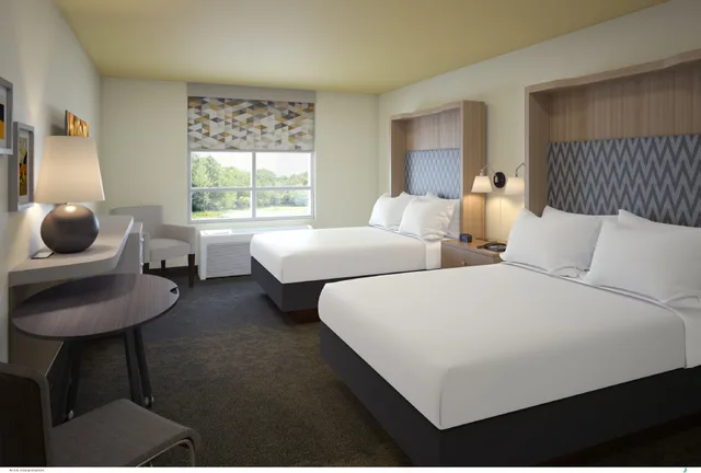 غرفة بسريرين كوين، Holiday Inn Suites Savannah Airport Pooler 1/5
