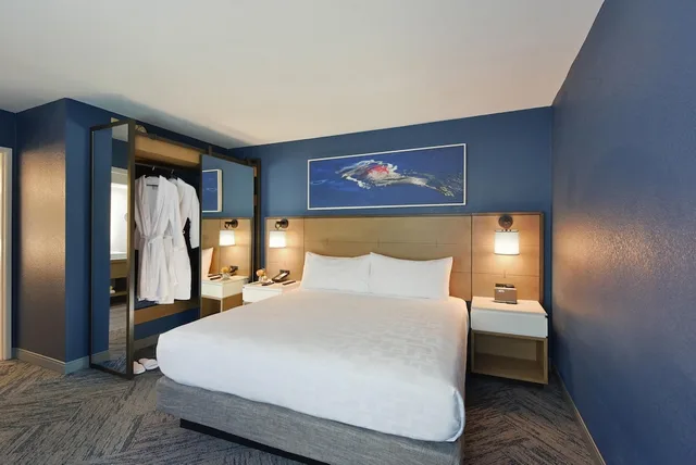 جناح بريميوم بسرير كينج مع أريكة، Hyatt Centric Santa Clara Silicon Valley 1/4