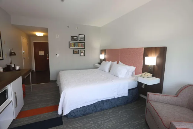 Room, King Bed, Water View, Sofa، Hampton Inn Owego 1/1