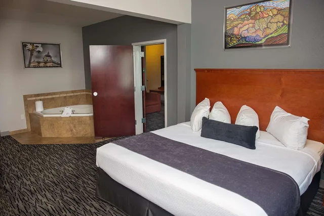 جناح بسرير كينج مع أريكة بحوض جاكوزي، Parke Regency Hotel & Conf Ctr 1/3