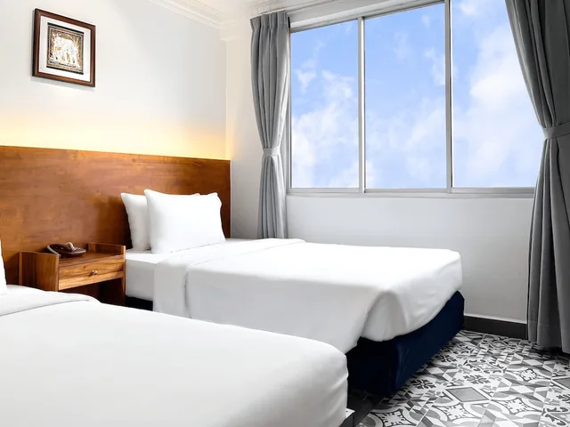 غرفة سوبيريور بسريرين منفصلين بإطلالة على المدينة لذوي الإعاقة، Pacific Hotel 3/10