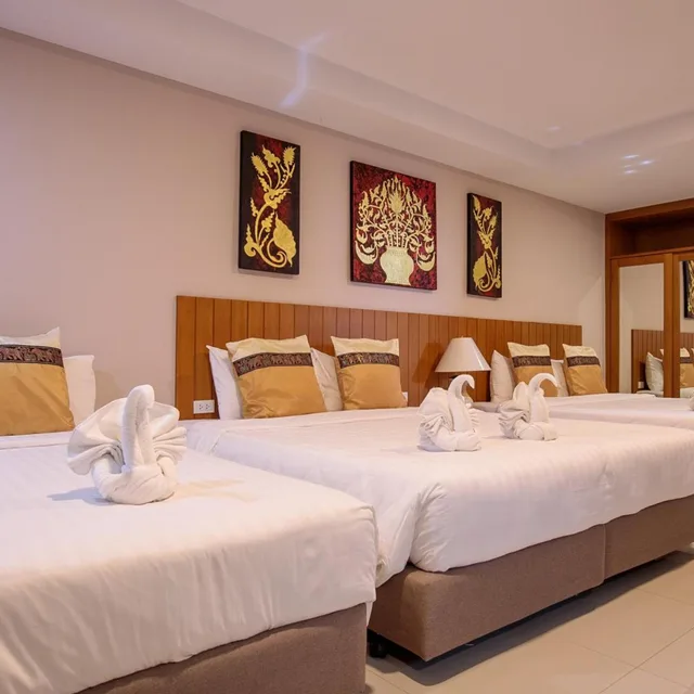 غرفة ديلوكس عائلية، Huen Jao Ban Hotel 6/9