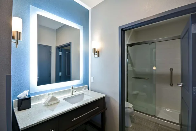 جناح استوديو بسرير كينج لذوي الإعاقة، Homewood Suites By Hilton Conroe 1/1