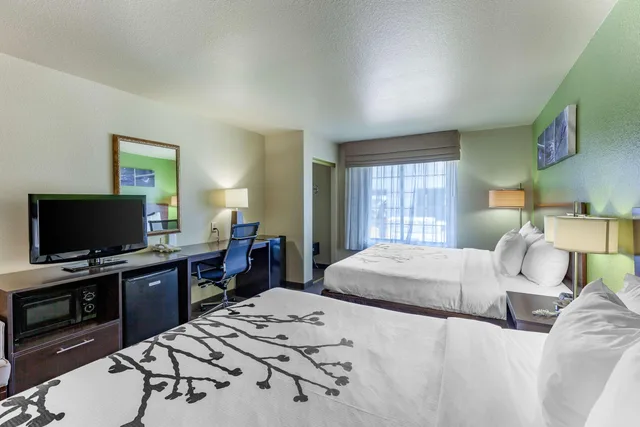 غرفة بسريرين كينج، Sleep Inn & Suites Hewitt - South Waco 2/6