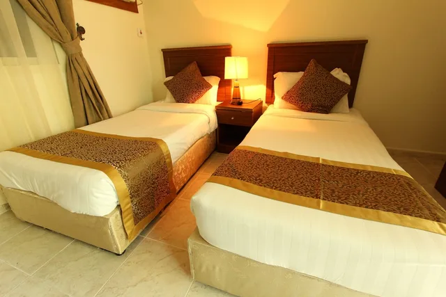شقة بسرير كينج وسريرين منفصلين بغرفتي نوم، بنايه خليفه(Khalifa Tower Hotel Apartments) 3/4