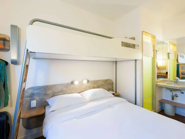 شقة بسرير مزدوج وسرير بطابقين، ibis budget Campinas Aquidaban 5/7