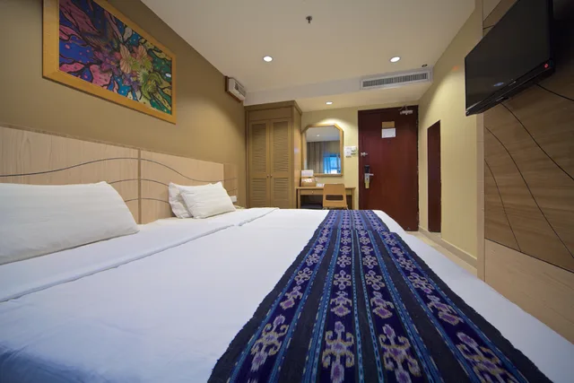 غرفة ديلوكس بإطلالة على المدينة، Kinabalu Daya Hotel 3/5