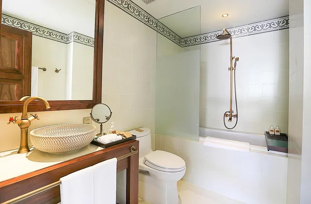 غرفة ديلوكس بسرير مزدوج أو سريرين منفصلين بإطلالة على المسبح، Almanity Hoi An Resort & Spa 3/3