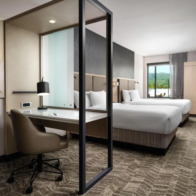 Suite, 2 Queen Beds, Trundle Bed, Sofa, Accessible, SpringHill Suites Milpitas Silicon Valley 2/3