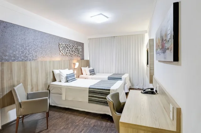 غرفة ديلوكس بسريرين منفصلين، Allia Gran Hotel Pampulha Suites 6/10