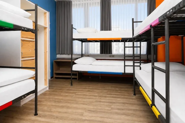 غرفة عائلية بأسرّة بطابقين بغرفتي نوم، Amsterdam Teleport Hotel 3/10